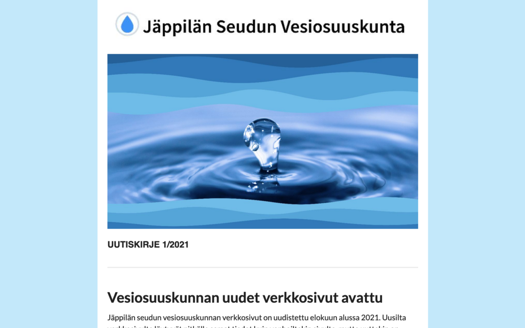 Olethan ilmoittanut meille sähköpostiosoitteesi